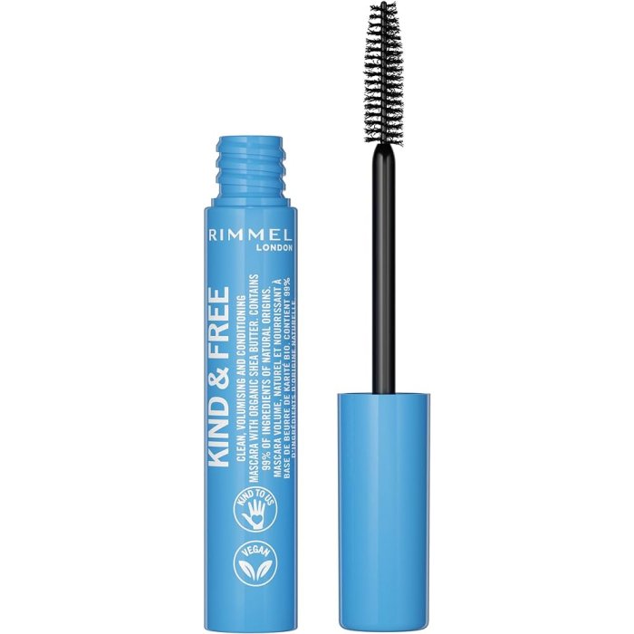 Rimmel London Kind & Free Clean, Volumising & Lengthening # 001 Black Mascara