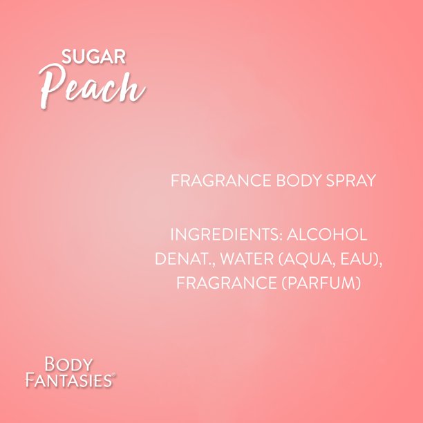 Body Fantasies Sugar Peach Body Mist 236ml