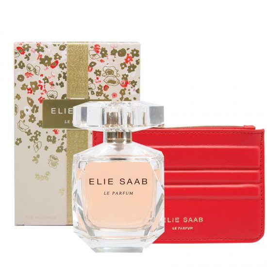 Elie Saab Le Parfum Gift Set Women Eau De Parfum E.D.P + Mini Red Pouch
