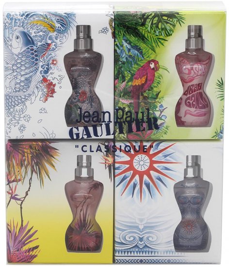 Jean Paul Gaultier Miniature Set Women 4x3. Eau De Toilette E.D.T