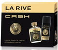 La Rive Cash Set Mens 100ml Eau De Toilette E.D.T + 150ml Deodorant