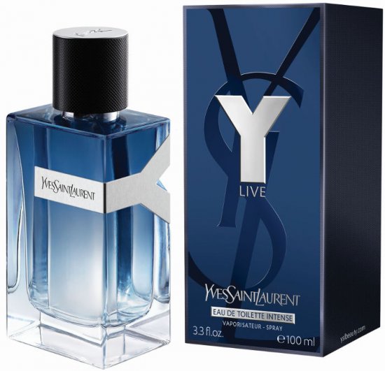Yves Saint Laurent Y Live Intense 100ml Eau De Toilette EDT For Men